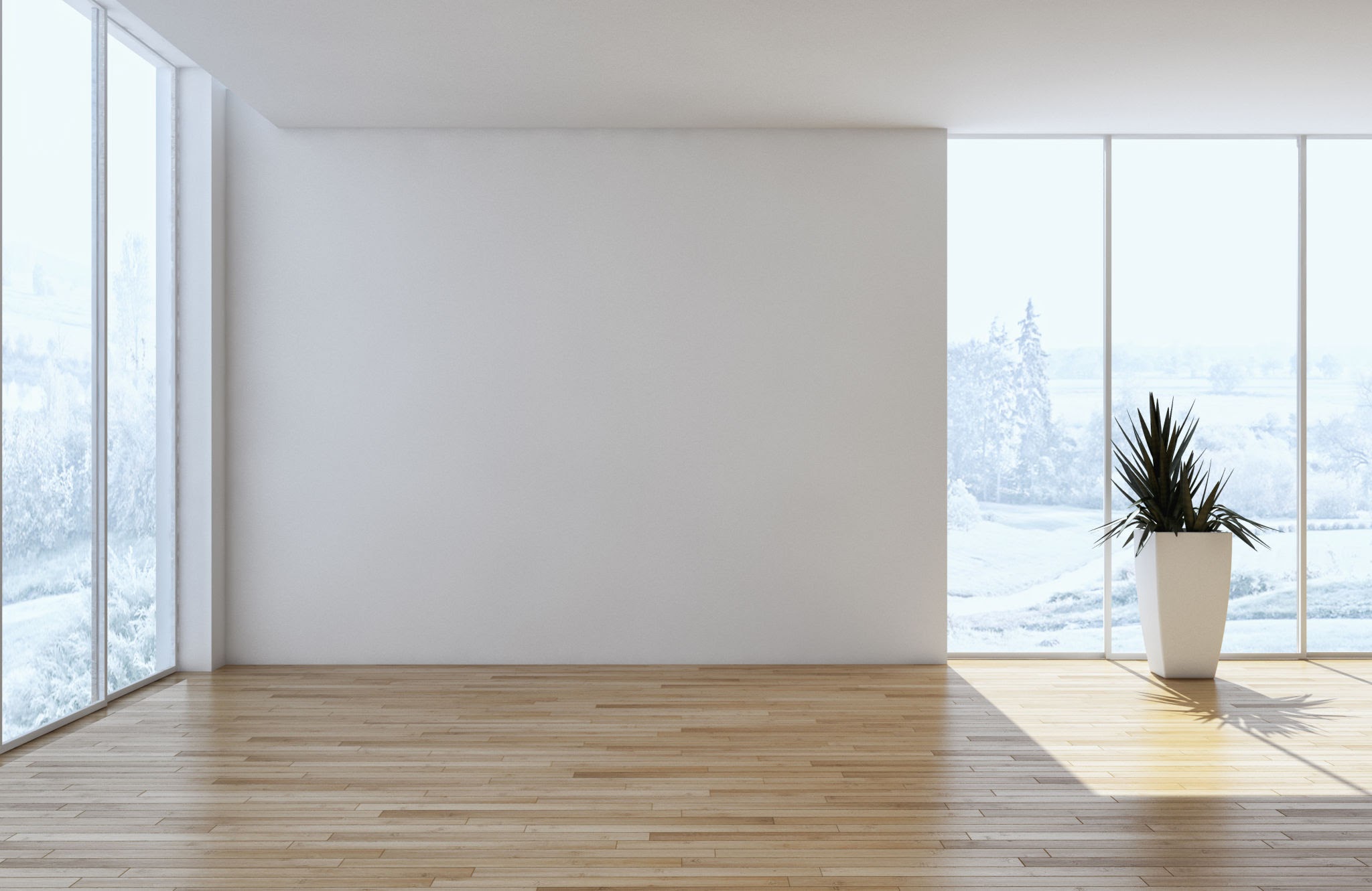 정리된 거실 전경